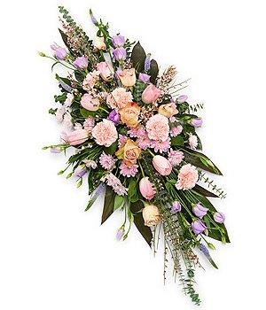Pastel pinks Double Ended Spray.