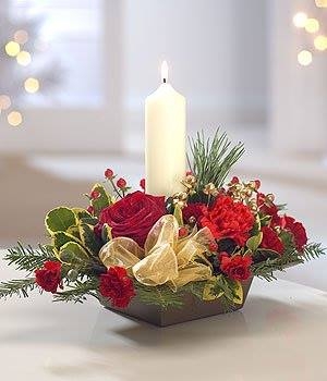 Christmas Candle arrangement